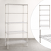 Thumbnail image #3 for Metro Super Erecta 48-Inch Wide x 18-Inch Deep x 74-Inch High 5-Shelf Chrome Plated Starter Wire Shelving Unit