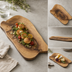 Thumbnail image #3 for American Metalcraft Naturals Organic Free-Form Melamine Platter, Olive Wood Pattern, 17-3/8 x 9-7/8 Inch