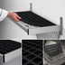 Thumbnail image #3 for Fermod Vented Wall Shelving Unit, 38 Inch W x 14 Inch D, Deep Anodized Aluminum