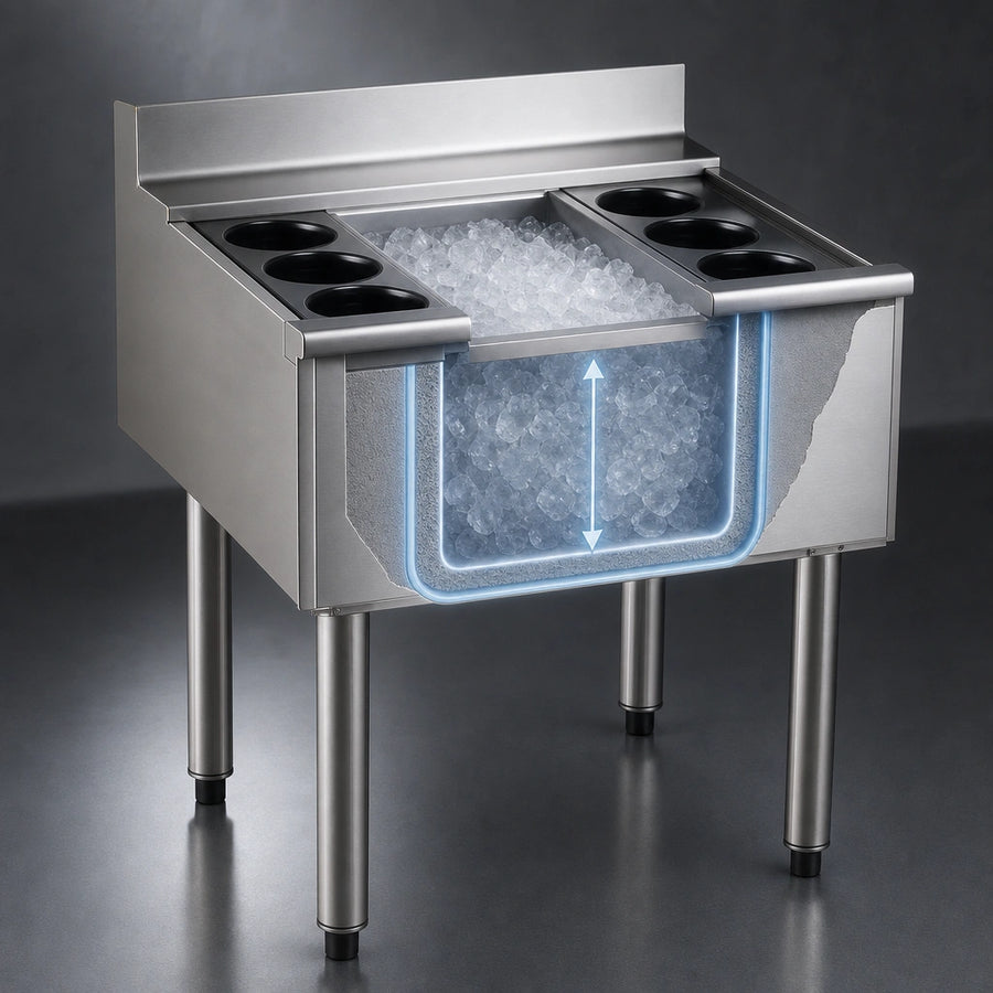 12-Inch Deep Insulated Ice Bin