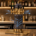 Thumbnail image #3 for Glastender Rembrandt 3-Faucet Air-Cooled Countertop Draft Dispensing Tower with Surface-Mount Drain Pan, Polished Brass Finish