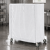Thumbnail image #3 for Metro Waterproof White Cart Cover for Queen Mary & Banquet Carts, 60 x 21 x 62 Inches