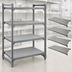 Thumbnail image #3 for Cambro Camshelving Basics Plus 21-Inch x 36-Inch Solid 4-Shelf Shelf Kit, Brushed Graphite