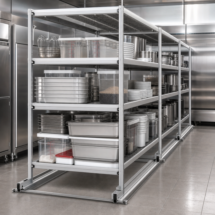 Product image #3 for Eagle Group Floor-Trak Double-Deep 8-Foot Floor Track Kit