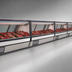 Thumbnail image #3 for Howard-McCray 40E Series Self-Contained Full-Service Red Meat Service Case, 52-1/2 Inch, Straight Glass, LED