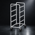 Thumbnail image #3 for Full-Height Open-Side Aluminum Lug Cart with Slides, 4-Lug Capacity