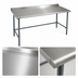 Thumbnail image #3 for BlendPort Deluxe Series 84-Inch x 24-Inch Stainless Steel Work Table with Rear Upturn and Galvanized Tubular Base