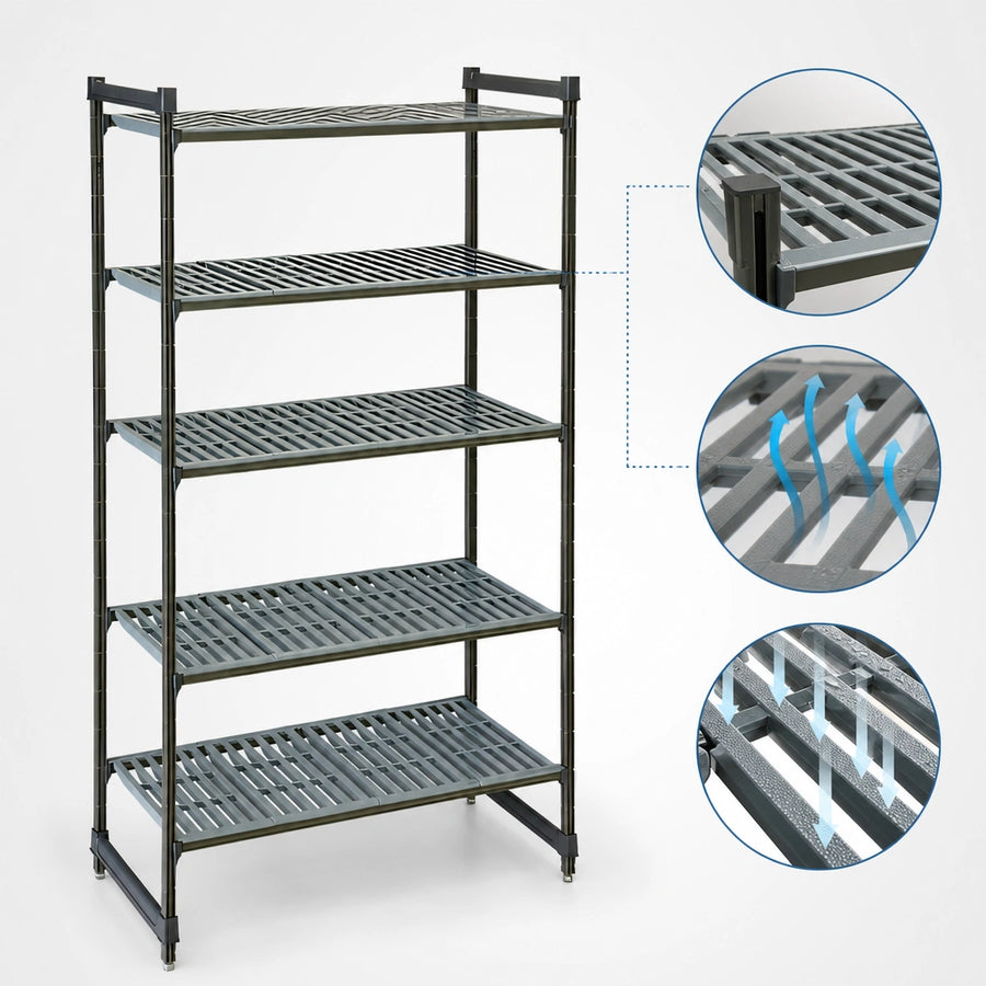 Vented Polypropylene Shelf Plates