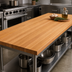 Thumbnail image #3 for John Boos Appalachian Red Oak Full-Length Edge Grain Island Countertop, 144 x 48 x 1-3/4 Inch Thick