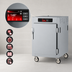 Thumbnail image #3 for Metro C5 8 Series Controlled Temperature Holding Cabinet, 1/2 Height, Mobile, Solid Doors, Universal Wire Slides, 8 Full-Size Sheet Pan Capacity, 120V