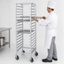 Thumbnail image #3 for Dinex Econo Side-Load Aluminum Pan Rack for 20 18 x 26-Inch Trays