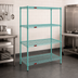 Thumbnail image #3 for EagleGard 4-Tier Starter Wire Shelving Unit, 48W x 21D x 74H, Hybrid Epoxy Finish