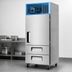 Thumbnail image #3 for Atosa 21.4 Cu. Ft. One-Section Top-Mount Reach-In Freezer with Locking Half Door and 2 Drawers