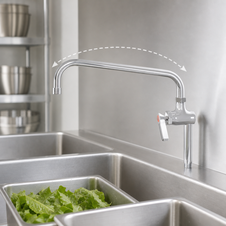 Product image #3 for Fisher Add-On Faucet with 16-Inch Swing Spout and 3/8-Inch Male Inlet