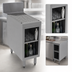 Thumbnail image #3 for Advance Tabco Prestige Supreme Open Front Underbar Drainboard Cabinet, 18 x 30 x 36 Inches, Stainless Steel