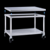Thumbnail image #3 for New Age 36-Inch W x 30-Inch D Aluminum Equipment Stand with Marine-Edge Top and Adjustable Undershelf
