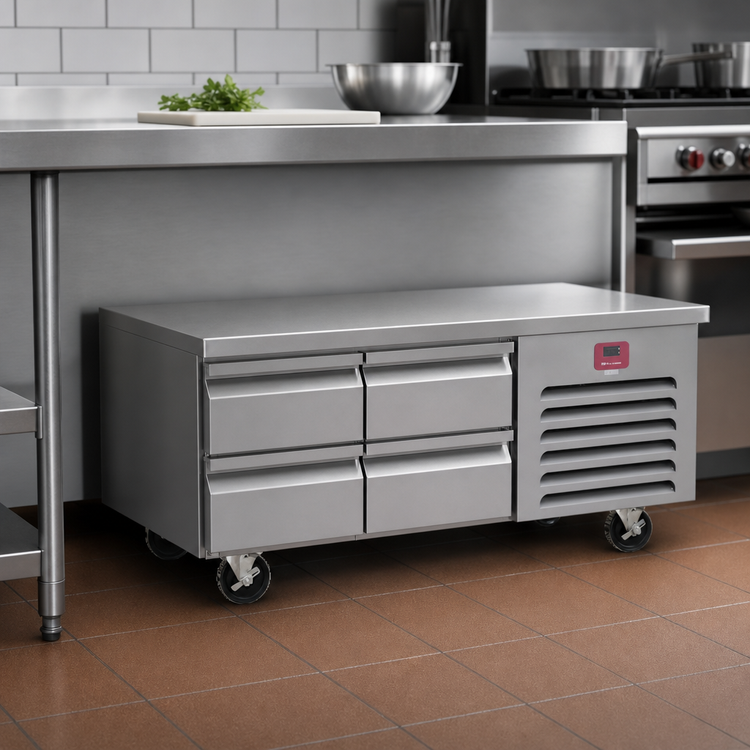 Product image #3 for Southbend Platinum Low-Height 108-Inch Self-Contained Freezer Base with 6 Self-Closing Drawers