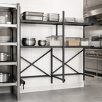 Thumbnail image #3 for Metro SmartLever SM761824-ADD Cantilevered Shelving Add-On Kit, Epoxy-Coated Steel, 76-3/8"H, for 24"W x 18"D Shelves
