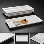 Thumbnail image #3 for American Metalcraft Endurance MEL21 21-Inch Rectangular White Melamine Platter Case of 8