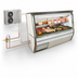 Thumbnail image #3 for Howard-McCray 34N Series 96 Inch Remote Double-Duty Deli Meat & Cheese Service Case, Straight Glass, Stainless Steel