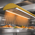 Thumbnail image #3 for Hatco Glo-Ray Curved Lighted Infrared Strip Heater, 42 Inch, 686 Watt, Dual LED Lights