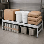 Thumbnail image #3 for Fermod Fermostock 1R38C12 Dunnage Rack, 38"W x 22"D x 12"H, Deep Anodized Aluminum, 800 lb. Per Shelf