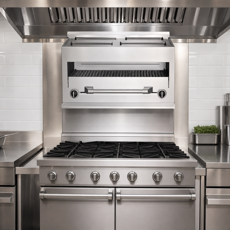Product image #3 for Garland GF-Series Range-Mount Gas Infrared Salamander Broiler for GF/GFE60 Range