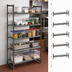 Thumbnail image #3 for Cambro Camshelving Basics Plus 5-Tier Vented Polymer Shelving Stationary Starter Unit, 18 x 48 x 64 Inches, Brushed Graphite