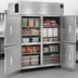 Thumbnail image #3 for Delfield 6151XL-SH Two-Section Reach-In Freezer, 41.5 Cu. Ft., Top-Mounted Self-Contained, 4 Half-Height Hinged Solid Doors