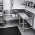 Thumbnail image #3 for Spec-Master Corner Soiled Dishtable with Pre-Rinse Sink, Right-to-Left, 14/304 Stainless Steel