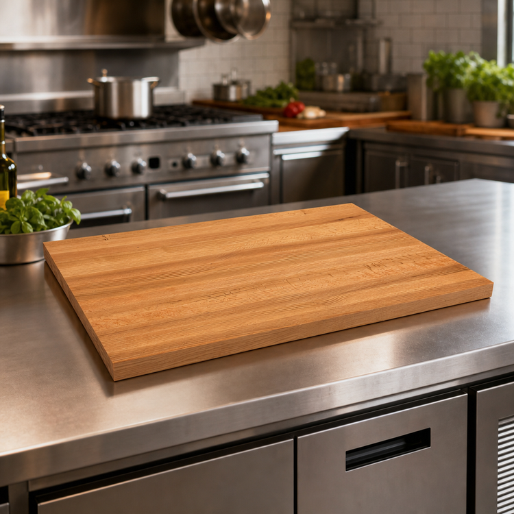 Product image #3 for Appalachian Red Oak Edge Grain Island Countertop, 42 x 27 x 1-1/2 Inch, Varnique Finish