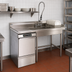 Thumbnail image #3 for Undercounter Soiled Dishtable with Left-Side Dishwasher and Right-Side Sink, 48 x 27-1/2 Inch