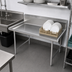 Thumbnail image #3 for Sapphire 48-Inch Straight Clean Dishtable, Right-to-Left, 304 Stainless Steel