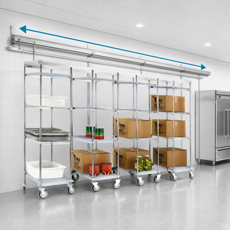 Product image #3 for Master Trak 15-Foot Overhead Track Kit for High-Density Storage Systems