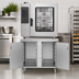Thumbnail image #3 for Convotherm Fully Enclosed Stainless Steel Oven Stand with Double Doors for C4 6.20 and 10.20