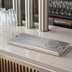 Thumbnail image #3 for Micro Matic Surface-Mount Stainless Steel Drip Tray Trough with Integral Glass Rinser, 12 x 5 Inch