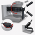 Thumbnail image #3 for Hatco/Suntec Single Countertop Flip Waffle Maker with 7-Inch Round Belgian Plate