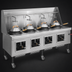 Thumbnail image #3 for Imperial ICRA-4 114-Inch Gas Wok Range with 4 Burners and Water-Cooled Top