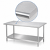 Thumbnail image #3 for Sapphire Manufacturing 30 Inch x 24 Inch Stainless Steel Work Table with Adjustable Undershelf