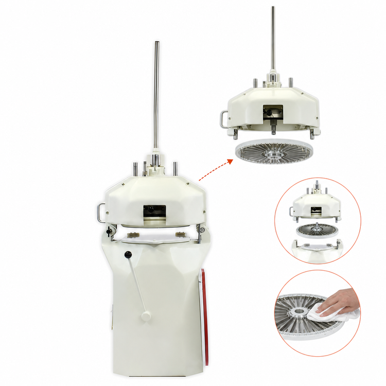 Product image #3 for Erika Record 11/31 RH Semi-Automatic Dough Divider/Rounder, 36-Part