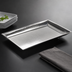Thumbnail image #3 for American Metalcraft Hammered Stainless Steel Rectangular Serving Tray, 22 x 13 Inches