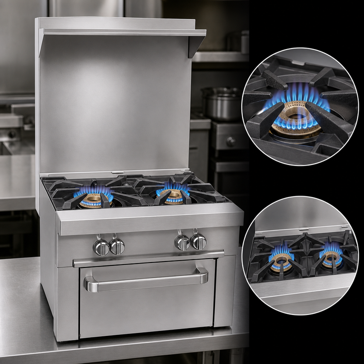 Product image #3 for Southbend Platinum 18-Inch Heavy Duty Gas Modular Countertop Range with 2 Open Burners