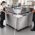 Thumbnail image #3 for Beverage-Air STF58HC-1-S 58-Inch Dual Access School Milk Cooler, Forced Air, Stainless Steel, 24.3 Cu. Ft.