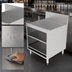 Thumbnail image #3 for Quick Ship Stainless Steel Underbar Bar Glass Storage Cabinet with Drainboard Top and 2 Adjustable Rack Shelves