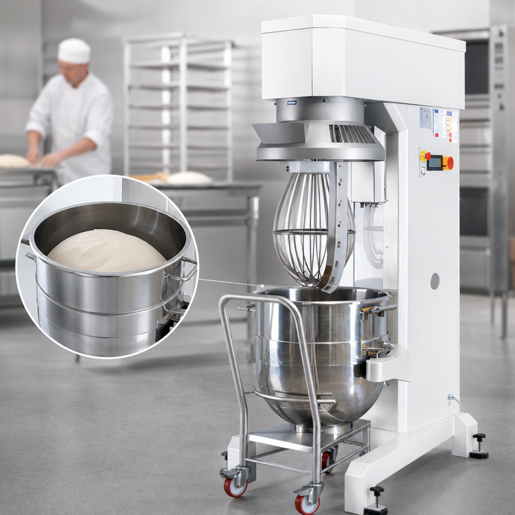 Product image #3 for Doyon BTL140H 140 Qt Floor Model Planetary Mixer with Electric Bowl Lift and #12 Hub