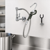 Thumbnail image #3 for OptiFlow Lead-Free Single Valve Wall Mount Pot Filler with 72-Inch Braided Hose