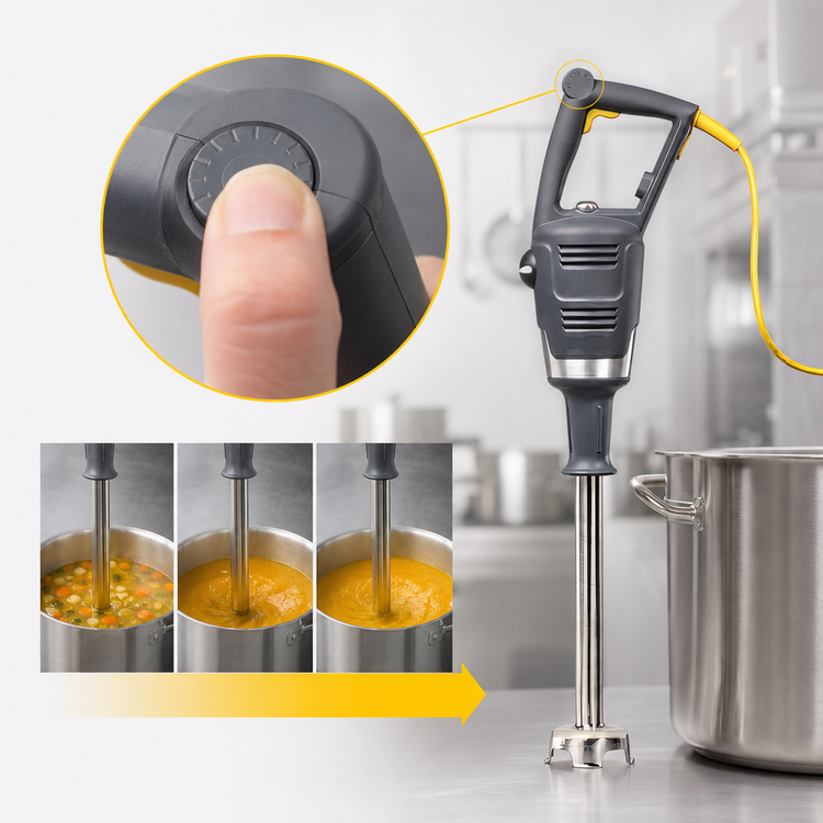 Product image #4 for BigRig™ International Handheld Immersion Blender Mixer, 18-Inch Shaft, Variable Speed, 800W