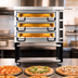 Thumbnail image #3 for PizzaMaster PM 913ED Triple-Deck Electric Hearth Stone Pizza Oven with Stand