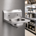 Thumbnail image #3 for Eagle Group Wall-Mount 304 Stainless Steel Hand Sink with Deep-Drawn Seamless Bowl