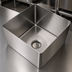 Thumbnail image #3 for Eagle Group Seamless Welded-In Fabricated Straight Wall Sink, Single Compartment, 12 x 14 x 8 Inch Bowl, 304 Stainless Steel
